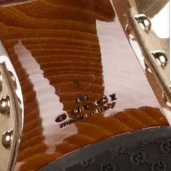 Gucci Ivory Suede Slingback w/platform - Picture 14 of 16